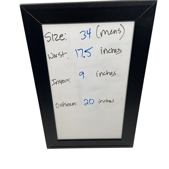 Travis Mathew Wanderlust Shorts Mens 34 Blue Golf Active 9" Inseam Stretch - Picture 5 of 6